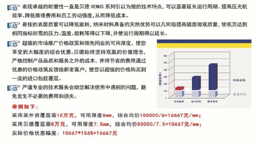 為什么選擇貝德將顯著降低包膠總成本？
